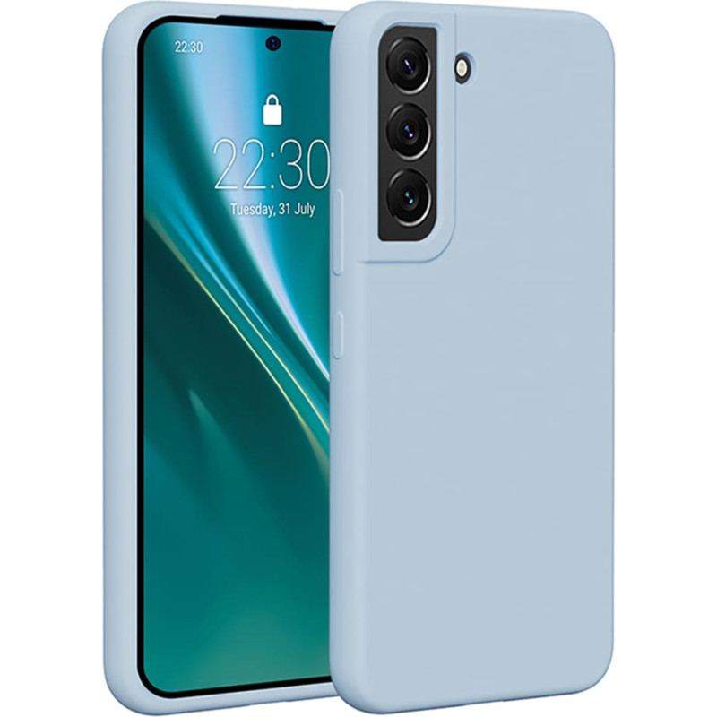 Etteri Silicone case for Samsung Galaxy S22 light blue