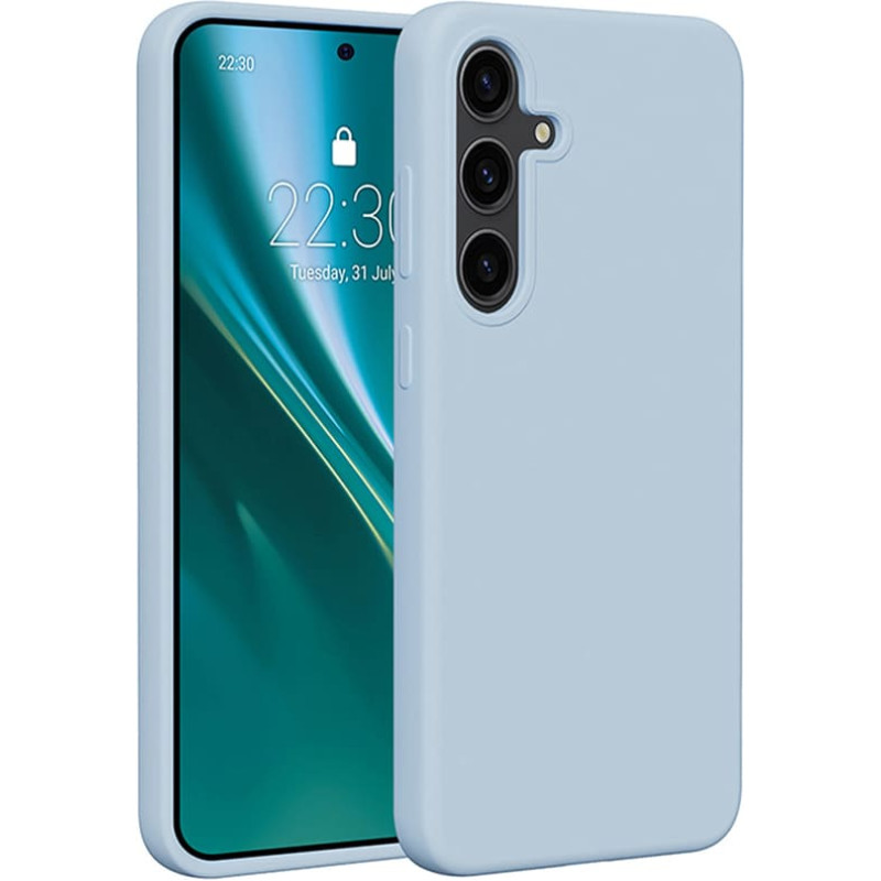 Etteri Silicone case for Samsung Galaxy S25 light blue