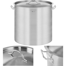 Royal Catering Gastronomiskais katls ar vāku, nerūsējošais tērauds, indukcijas plīts, 36 L