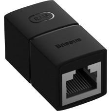 Baseus LAN Ethernet RJ-45 AirJoy melns tīkla kabeļa savienotājs - 2 KOMPLEKTS