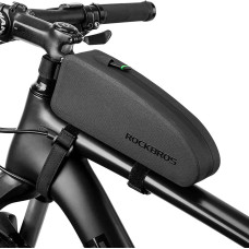Rockbros Cieta ūdensizturīga velosipēda rāmja somas ietilpība 1.6L melna