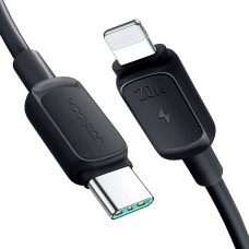 Joyroom Daudzkrāsu sērijas A14 USB-C kabelis — iPhone Lightning 20 W 1,2 m — melns