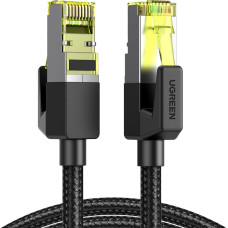 Ugreen Ethernet Patch Cord Cable RJ45 Cat 7 10 Gbps 5m - melns