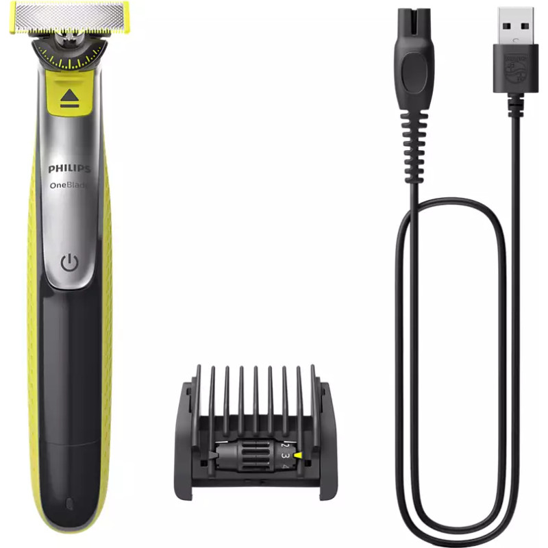 Philips Oneblade QP2734|20  360 blade  5-in-1 comb (1 2 3 4 5 mm)  60 min run time|4hour charging