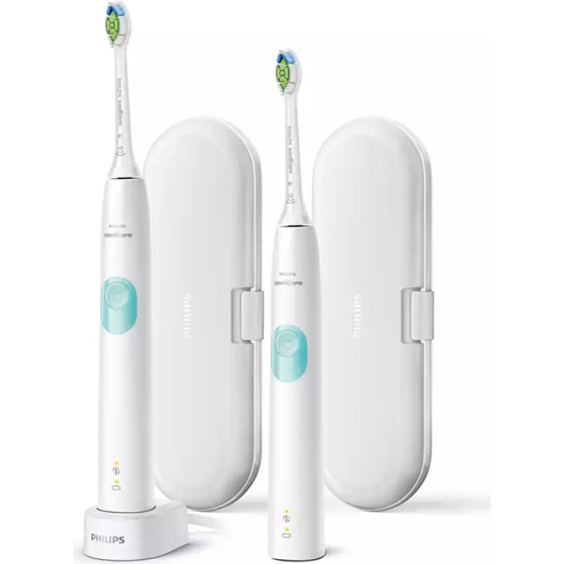 Philips Toothbrush HX6807 35 Sonicare ProtectiveClean 4300 white + 2nd handle (HX6807 35)