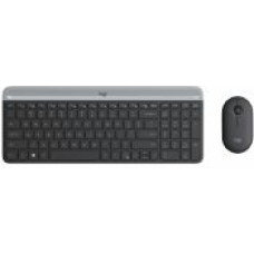 LOGITECH Slim Wireless Keyboard and Mouse Combo MK470 - GRAPHITE - PAN - 2.4GHZ - NORDIC