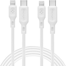 SPIGEN DURASYNC MFI LIGHTING CABLE 2-PACK 100CM WHITE