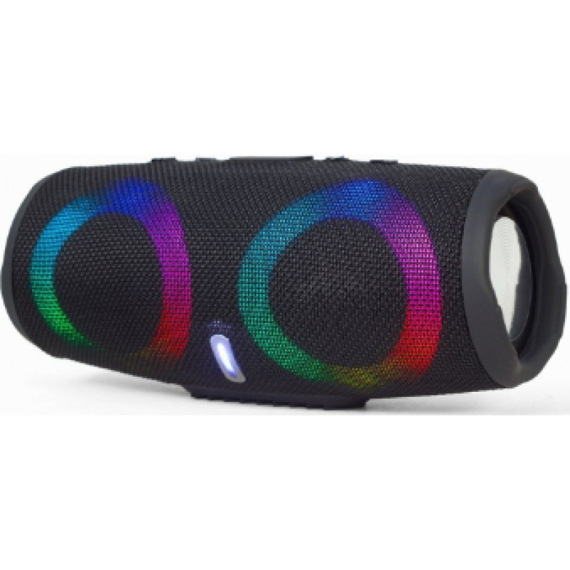 Skaļrunis Gembird Bluetooth LED Speaker Black