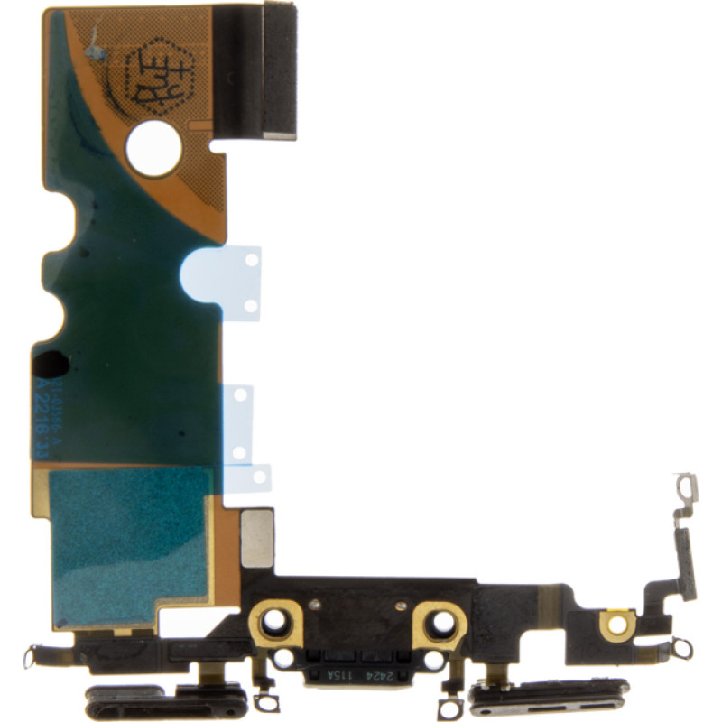 iPhone SE 2022 Flex Cable with Charging Connector Black