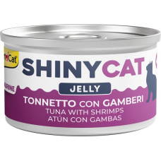 Gimborn Konservēta barība kaķiem  - Gimborn SHINYCAT JELLY TUNA WITH SHRIMPS 70g