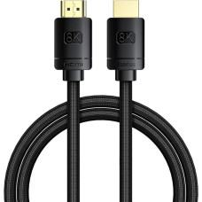 Baseus HDMI augstas izšķirtspējas sērijas 8K video kabelis 1 m — melns