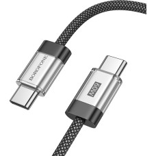 Borofone Cable BU48 Hero - Type C to Type C - 60W 3A 1,2 metres black