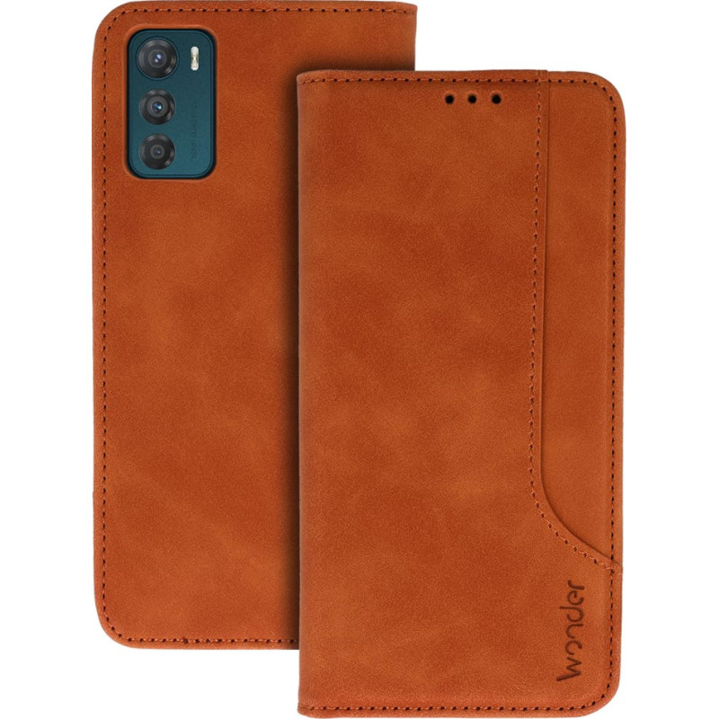 Wonder Prime Case for Motorola Moto G42 brown