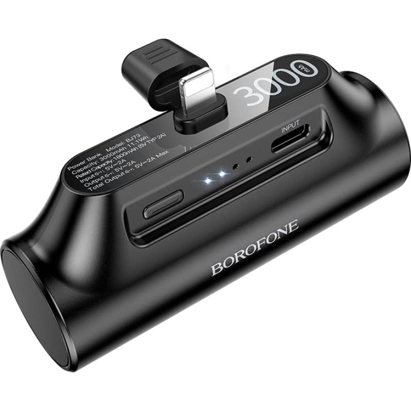 Borofone Power Bank 3000mAh BJ73 Honest - Lightning - black