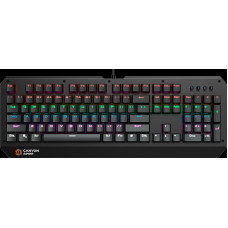 Canyon Hazard GK-6  Wired multimedia gaming keyboard with lighting effect  108pcs rainbow LED  Numbers 104keys  RU+EN double injection layou
