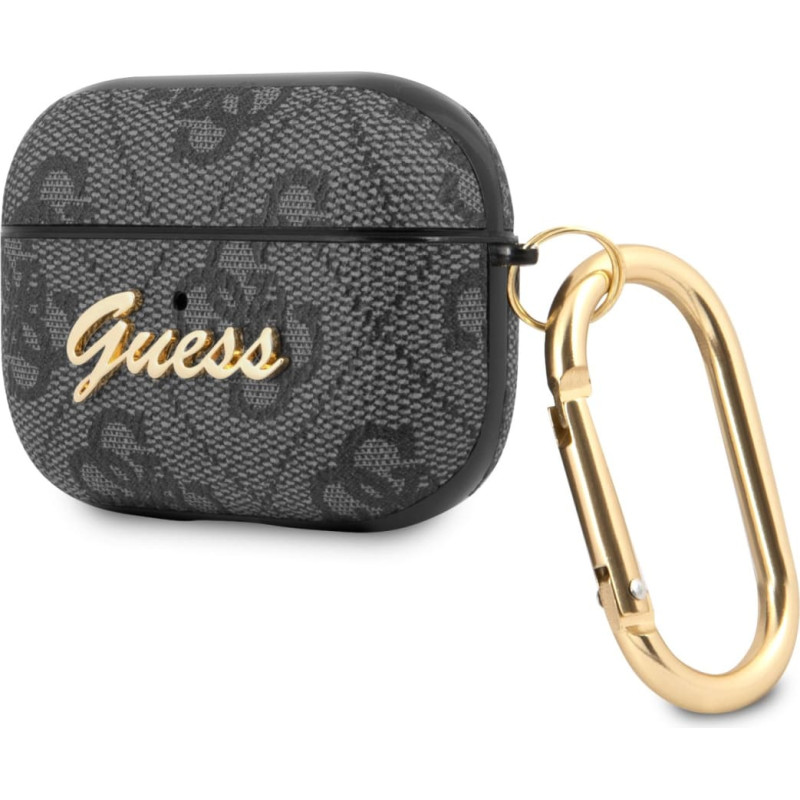 GUAP4GSMK Guess 4G Script PC|PU Case for Airpods Pro Grey