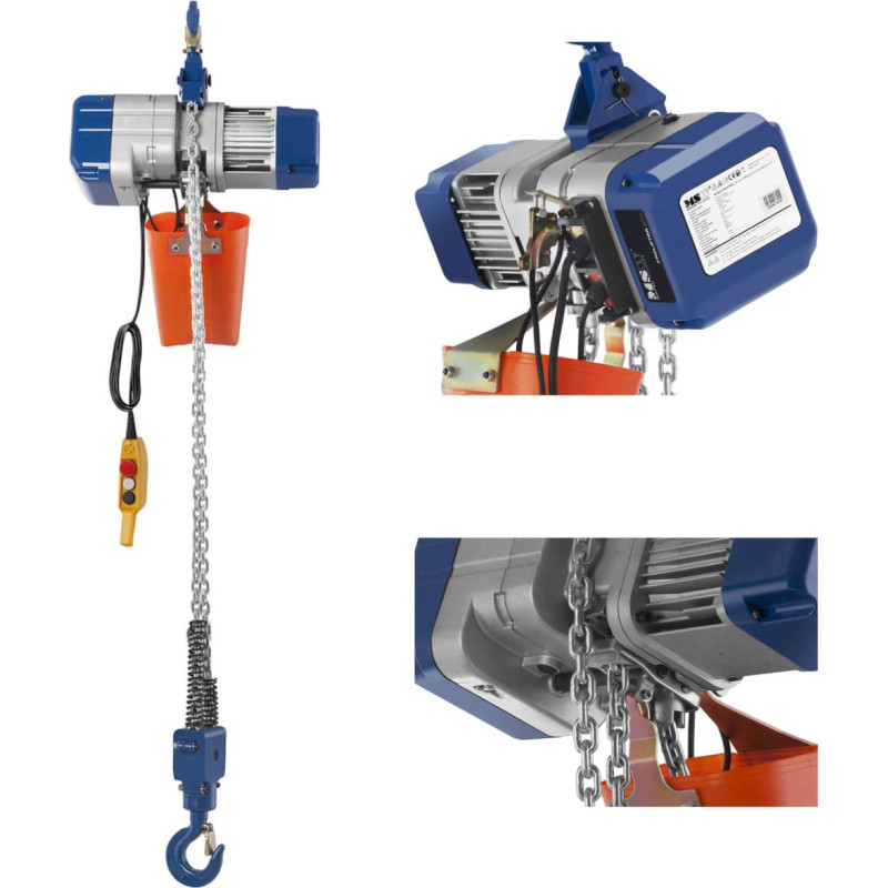 MSW Pacēlājs, vinča, elektriskais ķēdes pacēlājs, 2000kg, 6m, PROLIFTOR 2000
