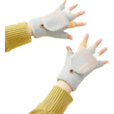 Women's|children's winter phone gloves - gray