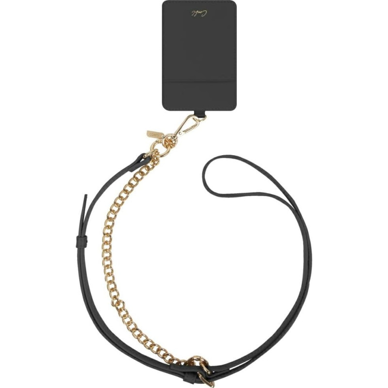 Universal 3-in-1 phone lanyard UNIQ  Coehl Caryne with card wallet ebony