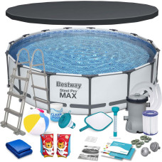 Bestway Karkasa dārza baseins 457 x 107 cm 18 in 1 56488