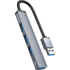 Orico Hub AH-A13 dokstacijas USB-A sadalītājs — pelēks