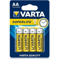 Baterija Varta AA SuperLife Zinc Carbon 4 Pack