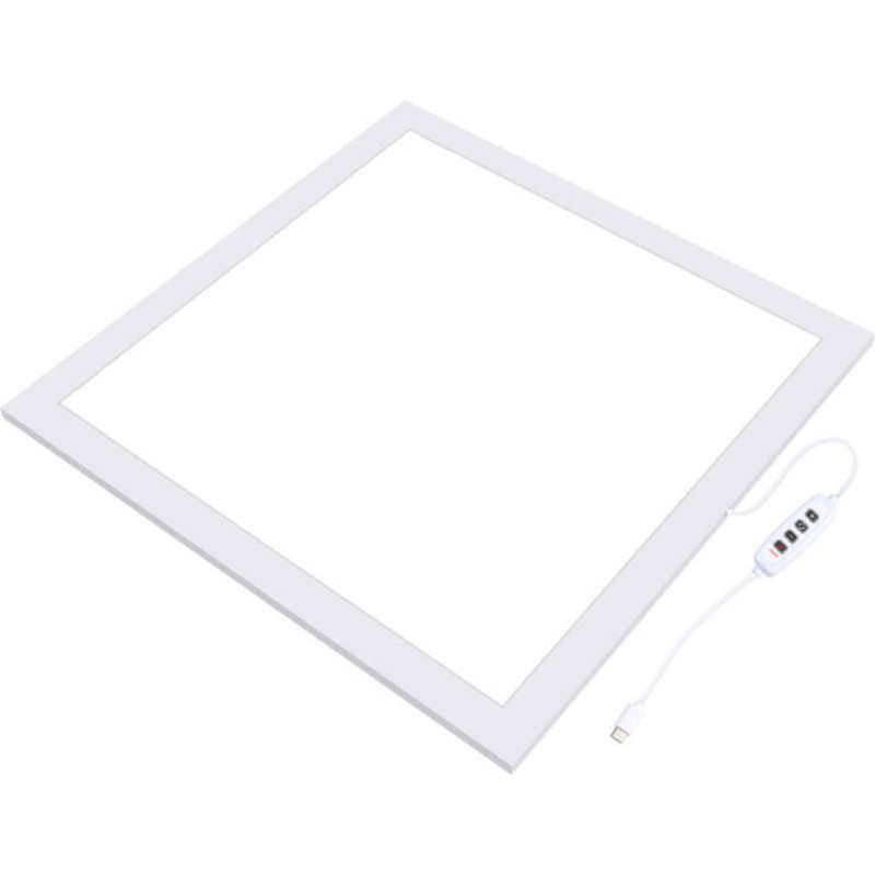 Photography Shadowless Light Lamp Panel PULUZ 1200LM LED 33.3cm x 33.3cm Effective Area