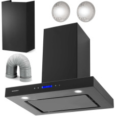 Berdsen Virtuves tvaika nosūcējs 60 cm melns BE-60E