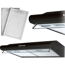 Berdsen Virtuves tvaika nosūcējs zem skapīša - 60 cm absorbētājs BE-10-A melns