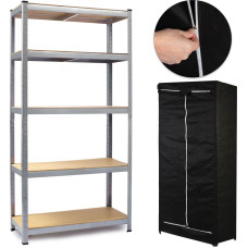 Humberg Metāla uzglabāšanas plaukts 180 x 90 x 40 cm HR-812 + BEZMAKSAS pārsegs