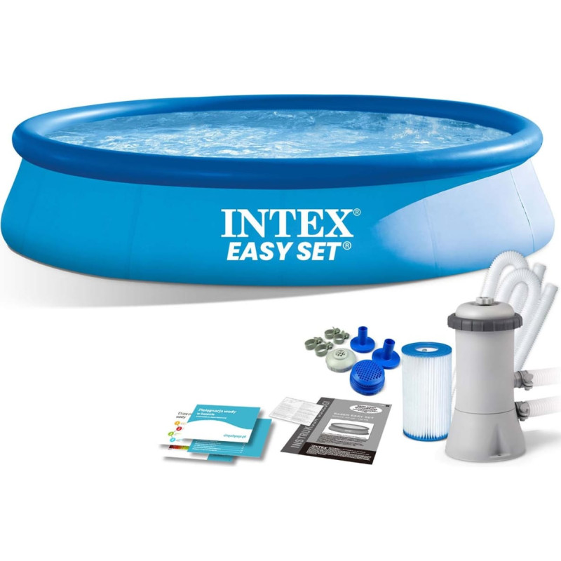 Intex Dārza papla&scaron;inā&scaron;anas baseins 396 x 84 cm 9 in 1 28142