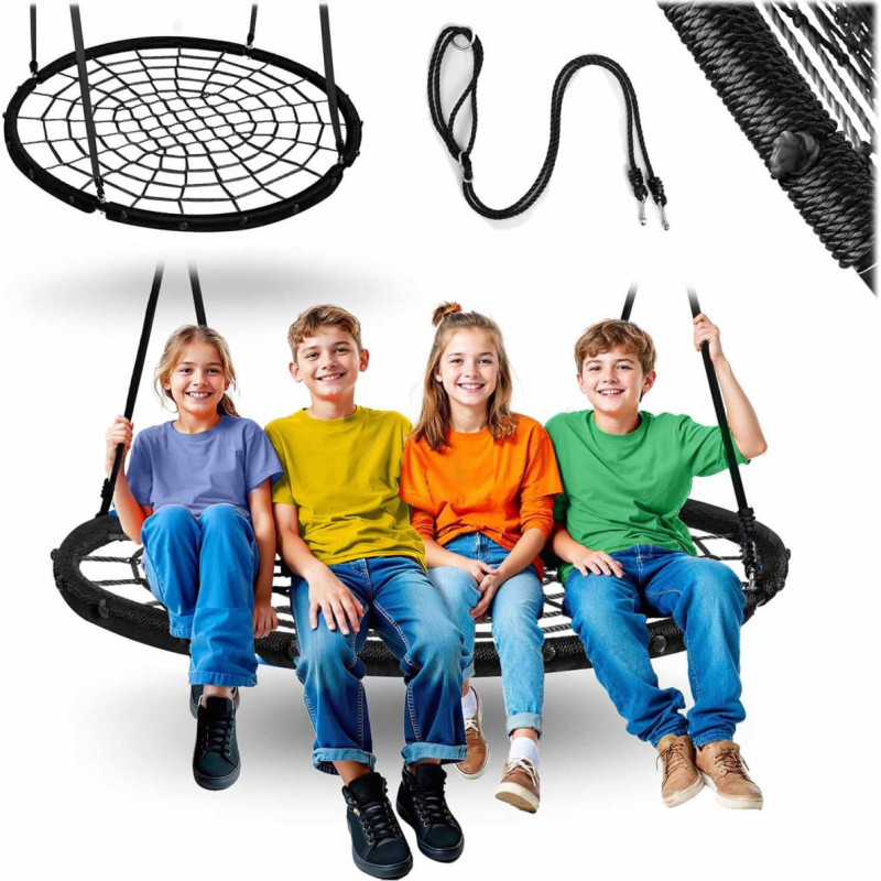 Neo-Sport Stārķa ligzdas &scaron;ūpoles NS-104 120 cm