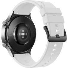 Hurtel Silikona siksniņa Huawei Watch GT 2/3/4/2 Pro/3 Pro/4 Pro/GT 2e 46mm - balta