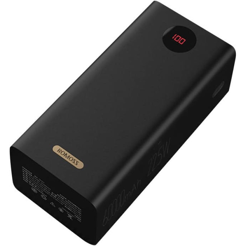 Powerbank Romoss PEA60 60000mAh, QC + PD, 22.5W (black)
