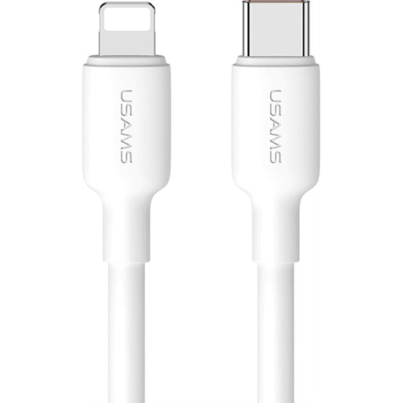 Kabel USAMS US-SJ610 U84 PD 20W USB-C do Lightning 1m biały