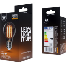 Forever Light LED Bulb Filament E27 A60 4W 230V 2700K 470lm COG clear Forever Light