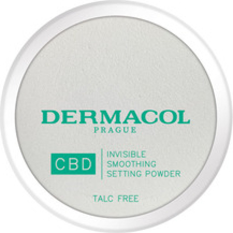 Dermacol CBD Invisible Smoothing Setting Powder - Mattifying fixing powder with CBD.