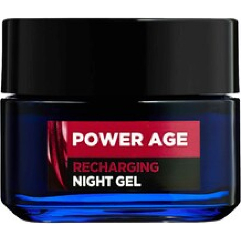 L´oréal Men Expert Power Age Recharging Night Gel - Rejuvenating facial gel.