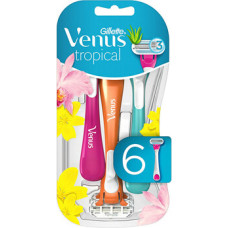 Gillette Venus Tropical (6 pcs) - Disposable razors.