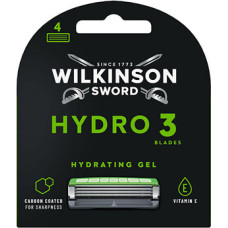 Wilkinson Sword Hydro 3 Black Edition - Replacement heads (4 pcs).