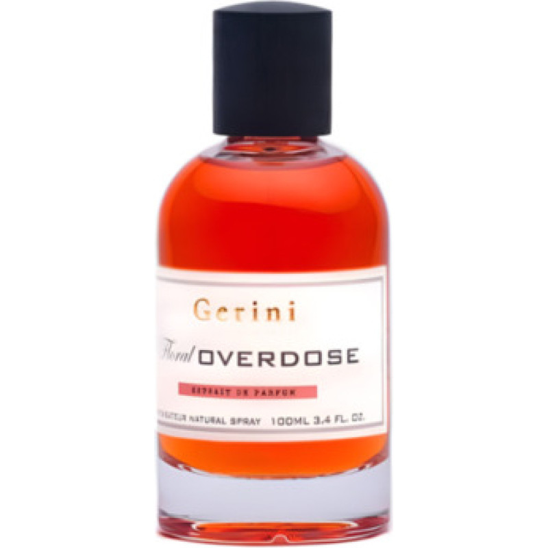 Gerini "Floral Overdose Extrait de Parfum" - "Floral Overdose Perfume Extract".
