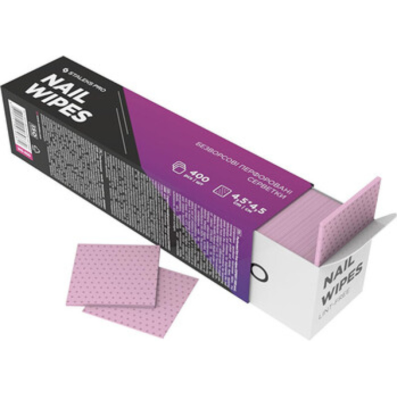 Staleks Expert Perforated Lint-Free Napkins - Perforované ubrousky 400 ks
