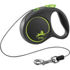 Flexi Inerces pavada suņiem – Trixie Flexi Black Desig, Cord leash, XS: 3 m, (8kg)
