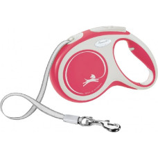 Flexi Inerces pavada suņiem – Trixie Flexi New COMFORT, tape leash, M: 5 m, red.