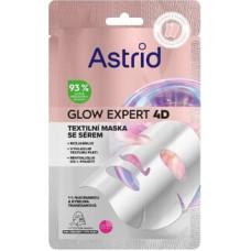 Astrid Glow Expert 4D Mask - Textile mask for brightening and smoothing the skin with niacinamide.