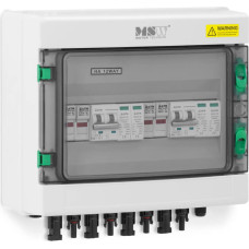 MSW PV sadales kārba fotoelektriskajām ierīcēm, 2. tips, 2 ieejas, 2 izejas, 1000 V, IP65