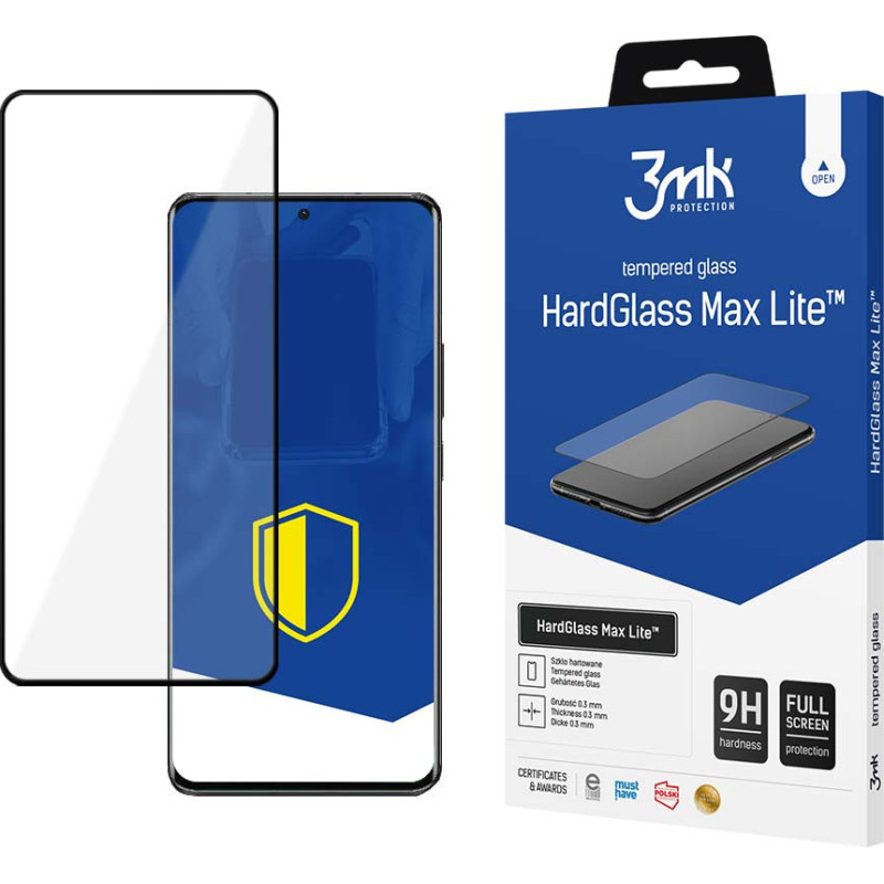 3Mk Protection Xiaomi 13 Pro Black - 3mk HardGlass Max Lite™ screen protector