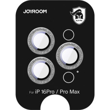 Joyroom iPhone 16 Pro/16 Pro Max objektīva aizsargstikls - sudrabs