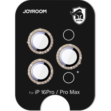 Joyroom iPhone 16 Pro/16 Pro Max objektīva aizsargstikls - brūns