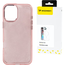 Wozinsky Samsung Galaxy S24 FE mirdzošs vāciņš - rozā ar mirdzumiem